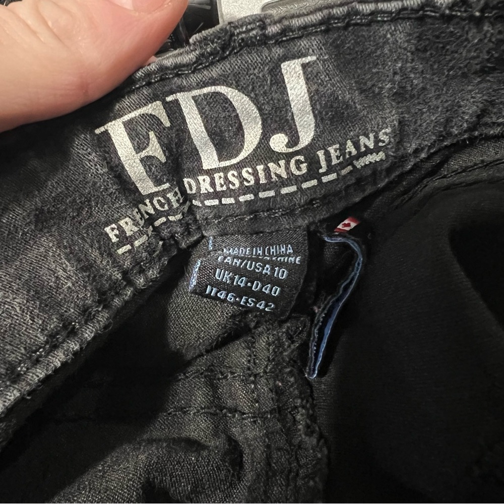 Side Slit Retro Capri Jeans, US10 - Picture 6 of 6